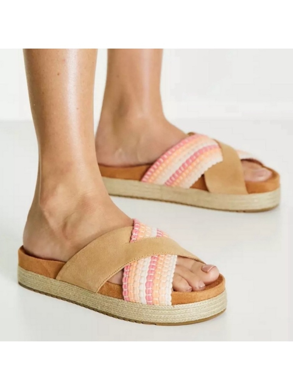 TOMS Paloma Slide Sandals Women's Sz 7W